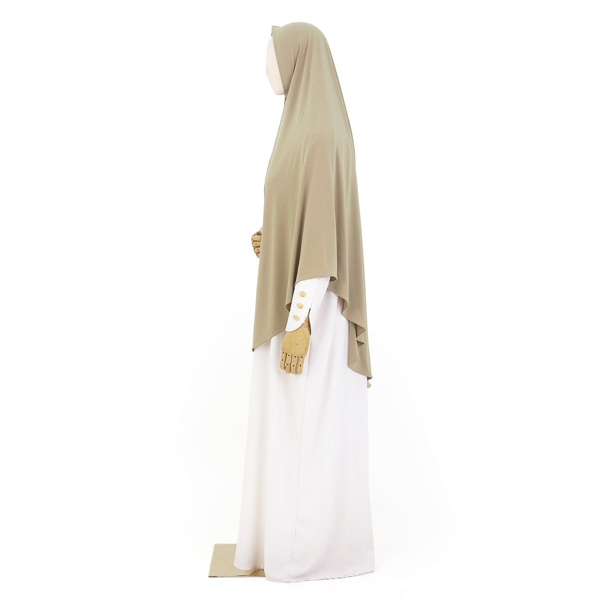 Yaffa Khimar - Khaki Olive (Free Sofi Inner)