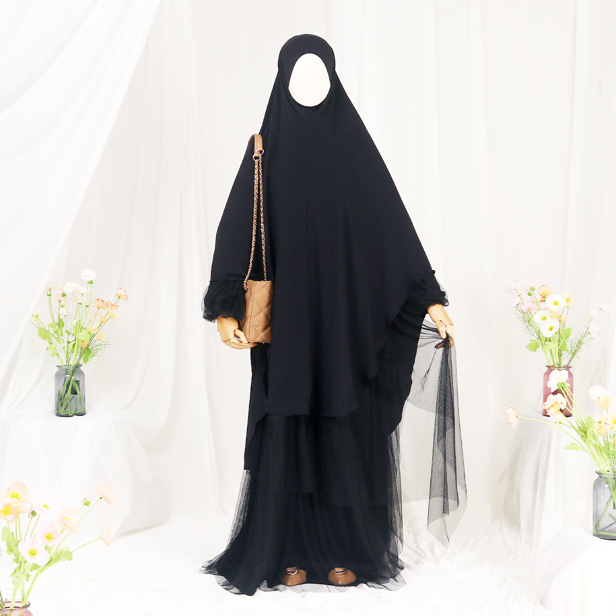 Zia Khimar Bandana - Black