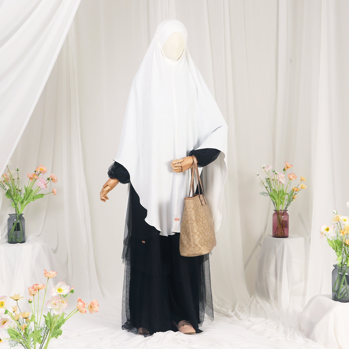 Zia Khimar Bandana - Off White