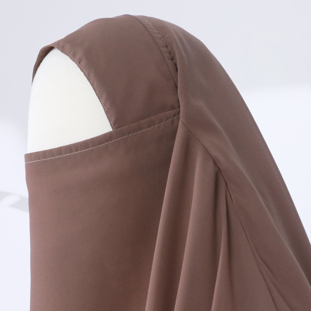 Zenia French Khimar - Cocoa Brown