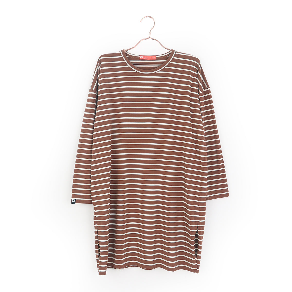 DEFECT Lana Strip Top - Brown