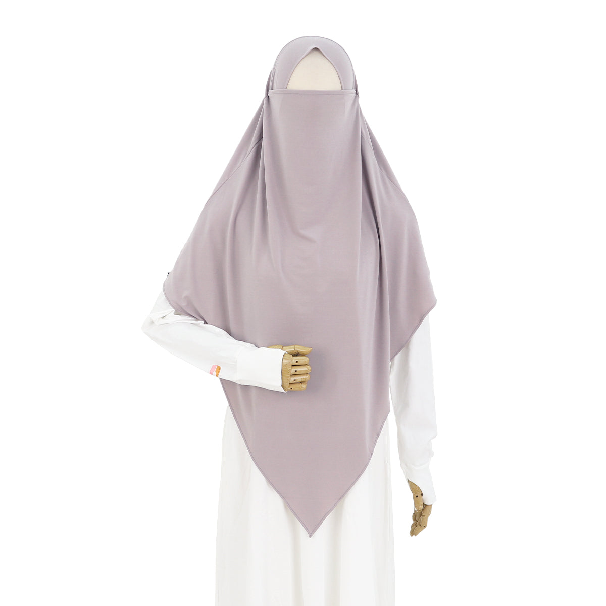 Defect Husna French Khimar - Grey