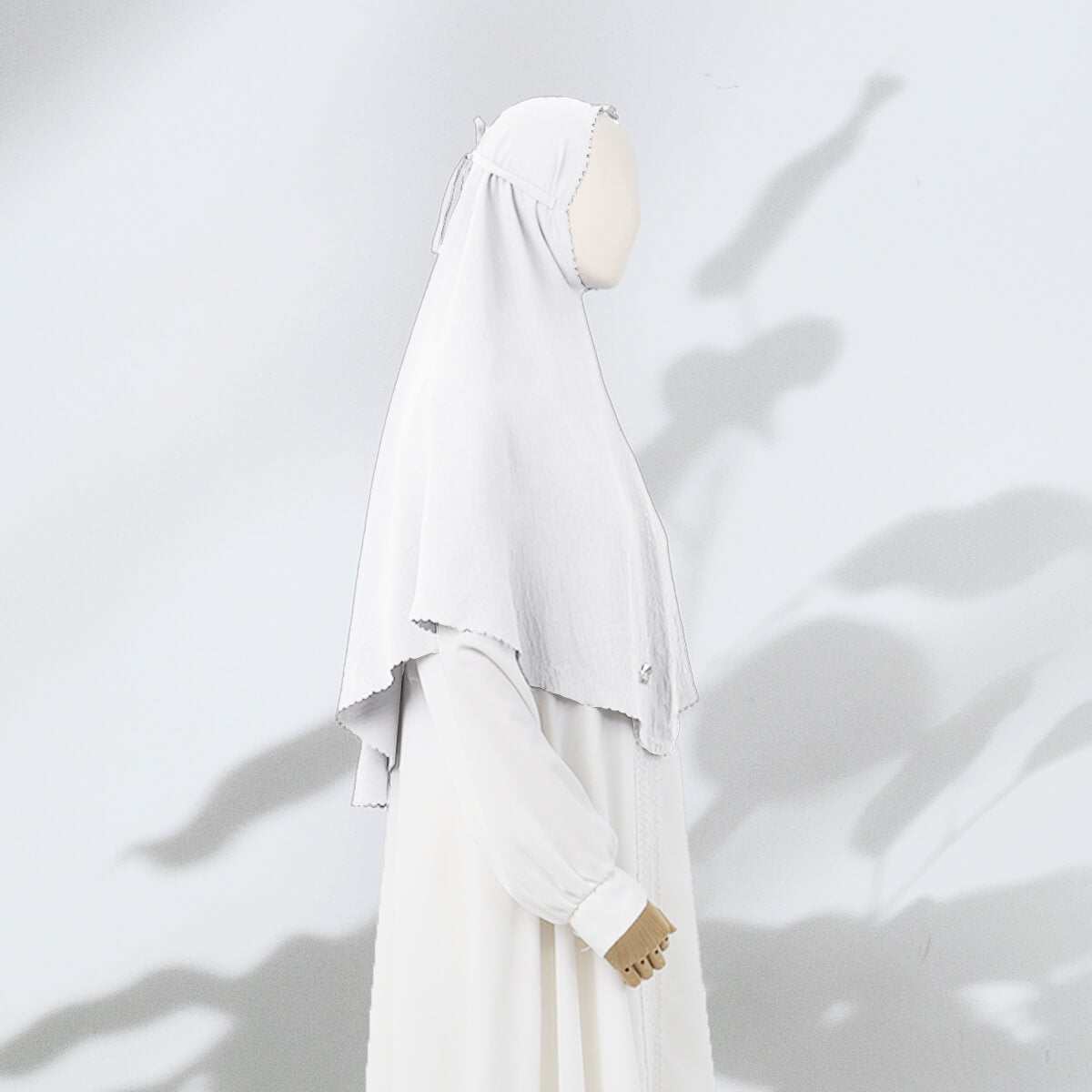 Nayla Hijab - Broken White