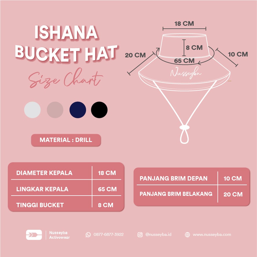 Ishana Bucket - Navy