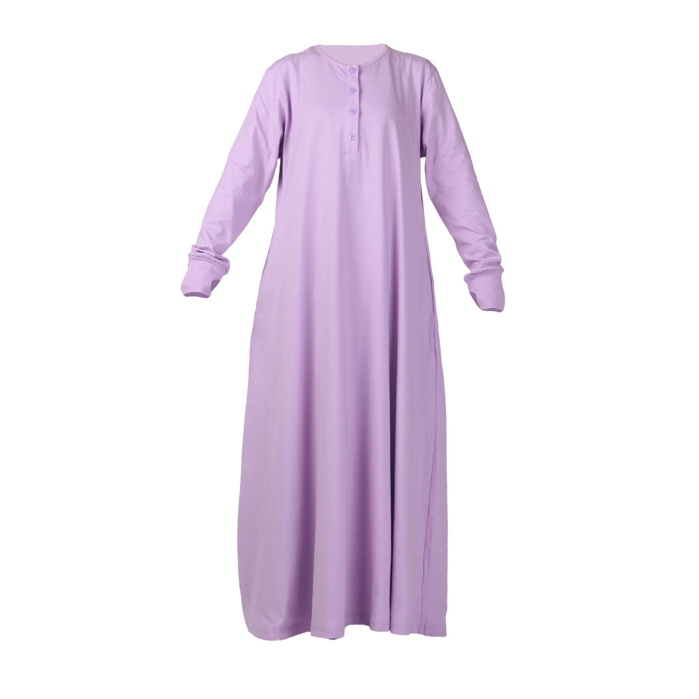 Fathna Basic Dress - Lilac